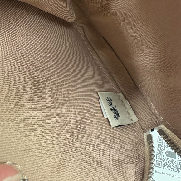 Coach Cherry Print Heart Coin Pouch - Picture 8 of 8